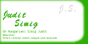 judit simig business card